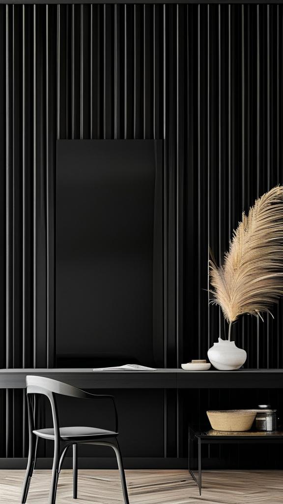 minimalist black wallpaper, soft